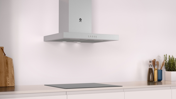Balay 3BC065MX, campana decorativa, 60cm, 69 dB, inox, clase C