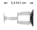 Hama 00118665, soporte de giro, 19 "a 48", 2 brazos, 35 kg