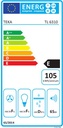Teka TL6310, campana extractora extensible, 60cm, 65 dB, blanca, clase D