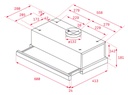 Teka TL6310, campana extractora extensible, 60cm, 65 dB, blanca, clase D
