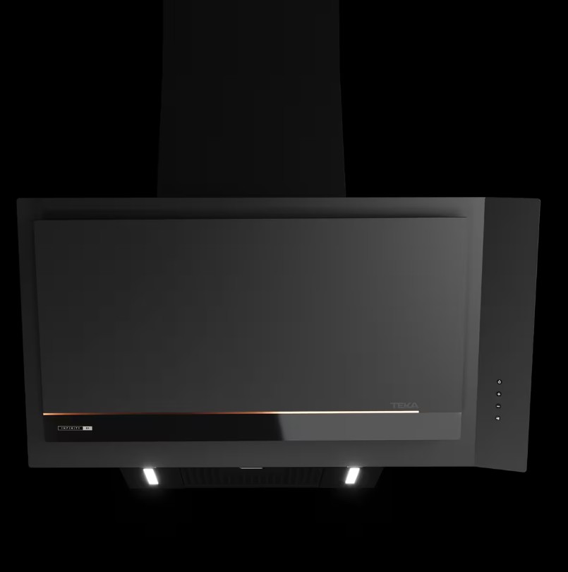 Teka DVI 88 Infinity G1, campana vertical, 80cm, FreshAir, negro, clase A+