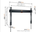 Vogels TVM3603, soporte fijo, de 40" 100", 75kg