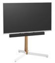 Vogels TVS3695, soporte de pie, giratorio hasta 90°, de 40" a 77", 50 kg, blanco