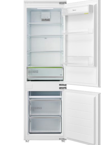 Midea MDRE353FGE01, frigo combi integrable, NoFrost,  clase E