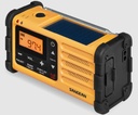 Sangean MMR-88 , radio de emergencia, manivela y carga solar, AM / FM, amarillo