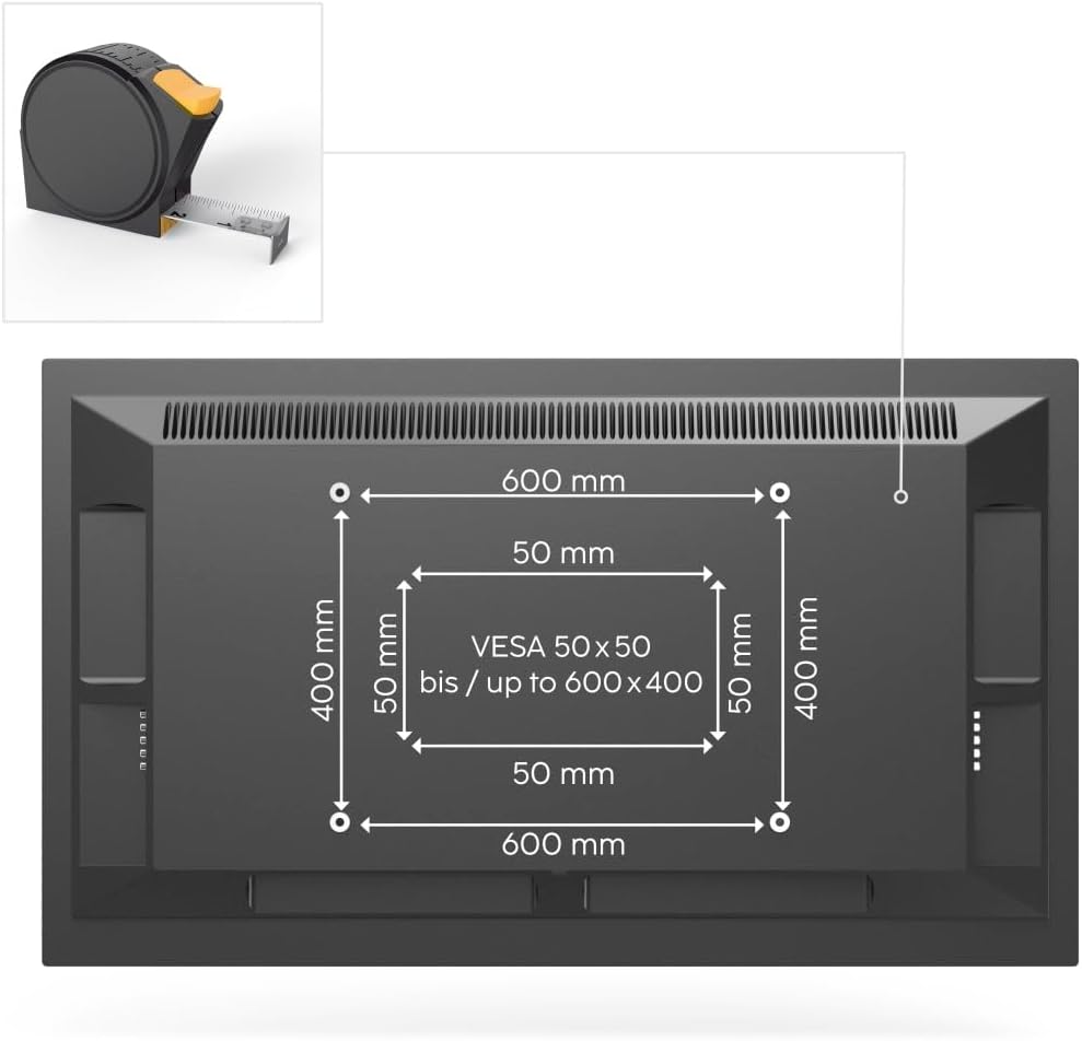 Hama 00220811, soporte fijo, 32" a 75", hasta 40 kg