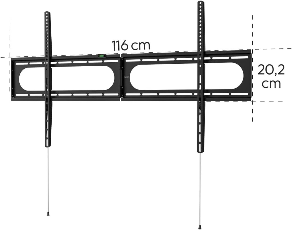 Hama 00220843, soporte fijo, 37" a 120", hasta 100kg