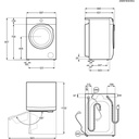 AEG LFR8504L6Q, lavadora carga frontal, libre instalación, Serie 8000, 11kg, 1400rpm, PowerCare, Autodose, blanca, clase A