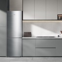 Midea MDRB548MME46, frigorífico combi, 186x59,5x67cm, Total No Frost, inox, clase E