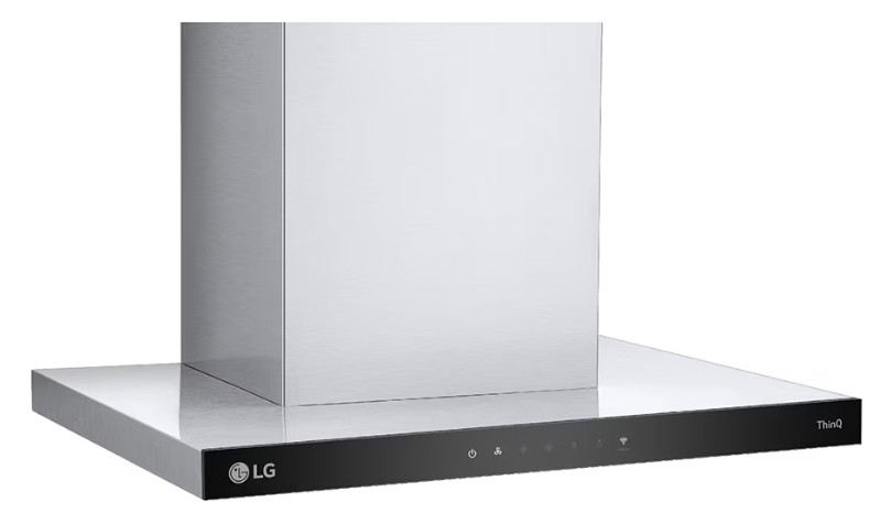 LG HCEZ2426S, campana extractora, 60cm, 4 niveles de potencia, 70dB, WiFi, inox, clase A