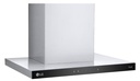 LG HCEZ2426S, campana extractora, 60cm, 4 niveles de potencia, 70dB, WiFi, inox, clase A
