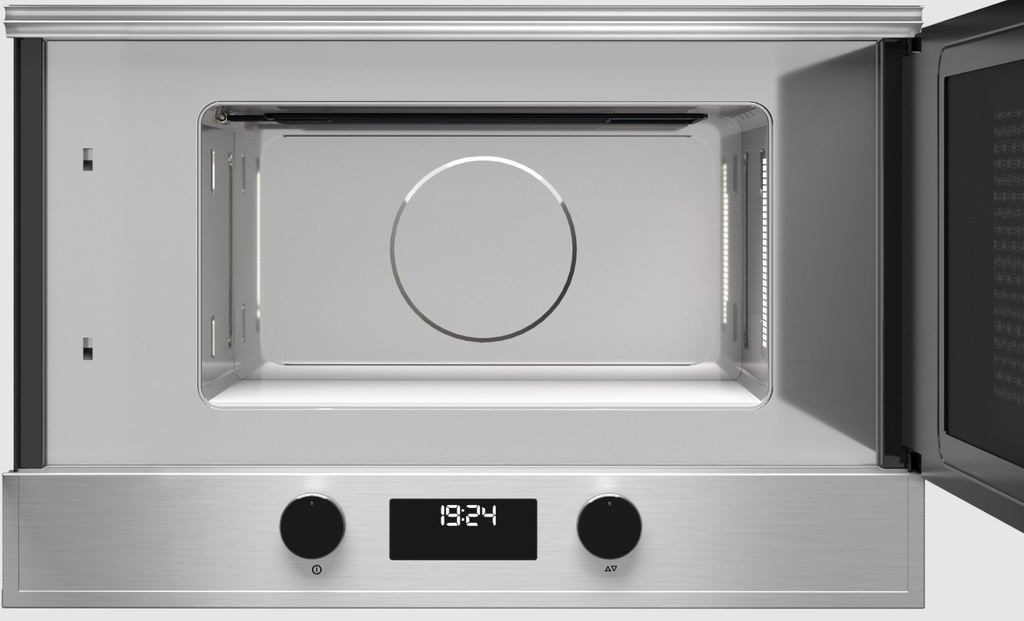 Teka Ms 622 BIS R S, microondas integrable, 850w, Grill, Base Ceramic, inox