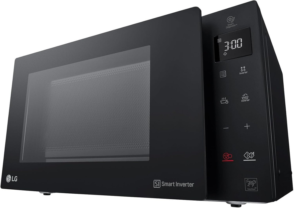 LG MH6535GIB, microondas con grill, 1000w, 25l, SmartInverter, negro