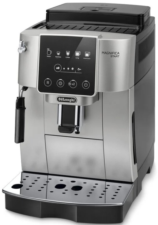 DeLonghi ECAM220.30.SB, cafetera superautomática, Magnifica S, 15 bar, 5 recetas, plata