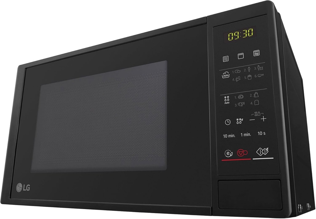 LG MH6042D, microondas con grill, 700w, 20l, 5 niveles, negro