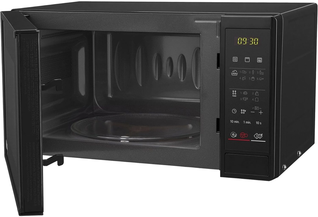 LG MH6042D, microondas con grill, 700w, 20l, 5 niveles, negro
