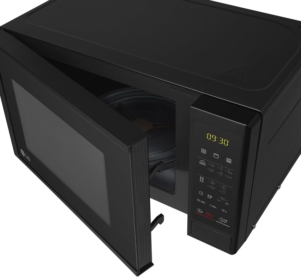 LG MH6042D, microondas con grill, 700w, 20l, 5 niveles, negro