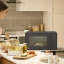LG MH6042D, microondas con grill, 700w, 20l, 5 niveles, negro