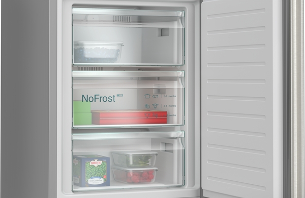 Siemens KG39N2IAG, frigorífico combi libre instalación, 203x60cm, Total noFrost, inox, iQ300, clase A