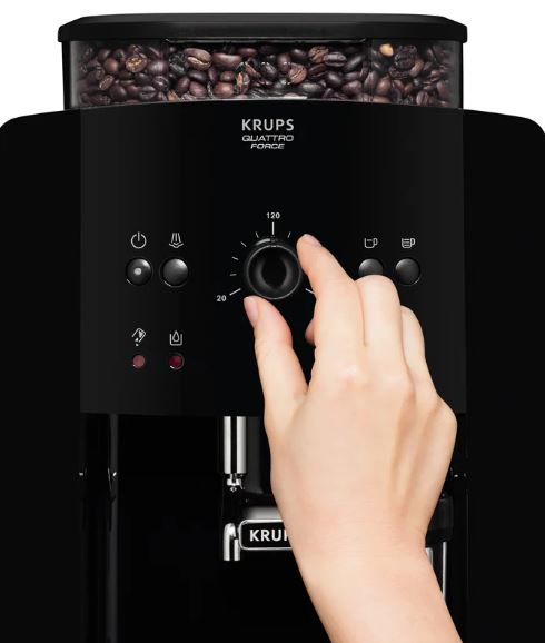Krups EA811010, cafetera superautomática Espresso, molinillo integrado, 15bar, 1450w, negra