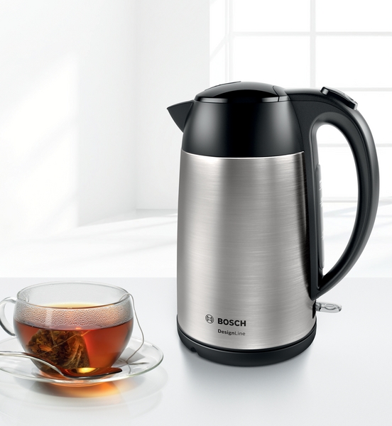 Bosch TWK3P420, hervidor DesignLine, 1,7l, 2400w, inox