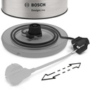 Bosch TWK3P420, hervidor DesignLine, 1,7l, 2400w, inox