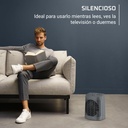 Rowenta So2320F2, calefactor, bajo consumo de 2400W, Silence 44 dBA, modo Eco, ventilador aire frío, gris
