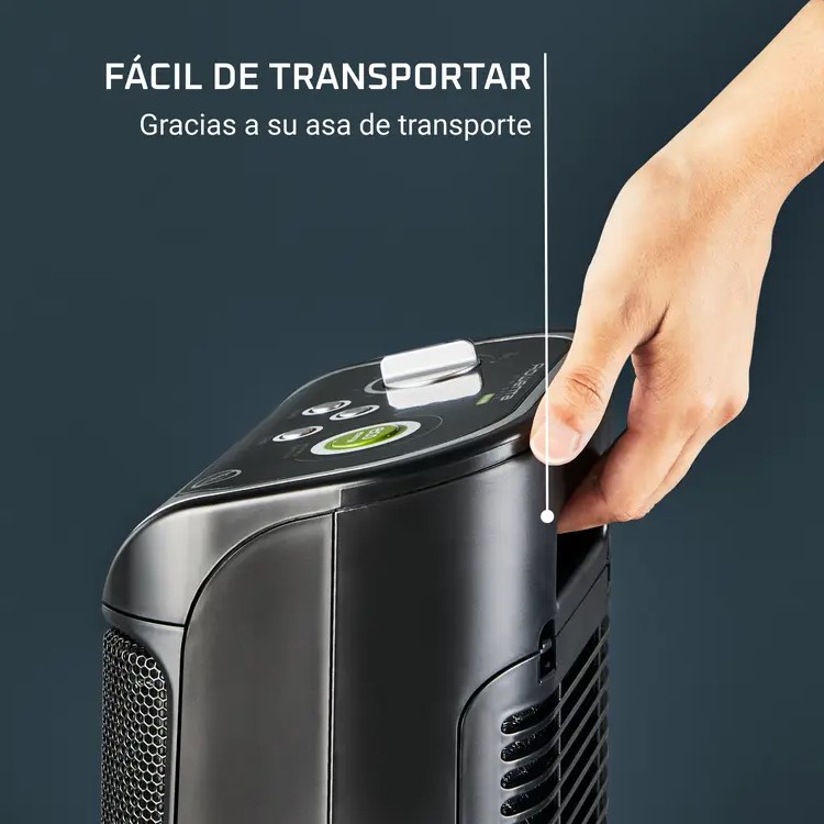 Rowenta SO9266F0, Eco Safe, Calefactor Cerámico, 2000W, Negro