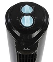 Jata JVVT3041, torre de ventilación, 3 velocidades, negra