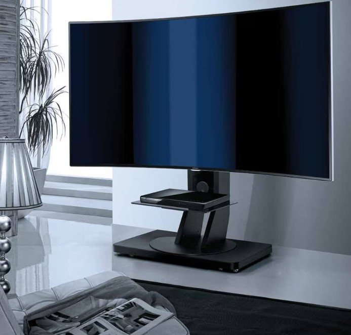 Gisan FS-142/NE, mueble para TV LED/LCD, max 88", hasta 65kg, 70x117x55cm, negro