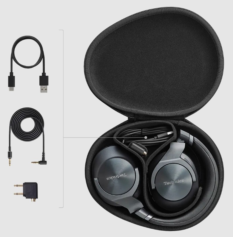 Technics EAH-A800, auriculares inalámbricos, cancelación de ruido y micrófono, autonomía 50h
