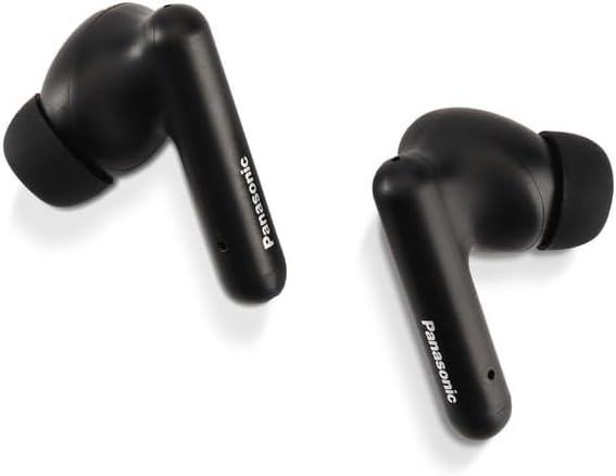 Panasonic RZ-B110W, auriculares inalámbricos, Bluetooth, autonomía de 26h, sensores táctiles, Ipx4, color NEGRO