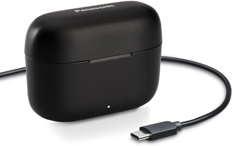 Panasonic RZ-B110W, auriculares inalámbricos, Bluetooth, autonomía de 26h, sensores táctiles, Ipx4, color NEGRO