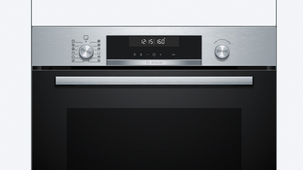 Bosch HBG578ES3, horno pirolítico, 60x60cm, AirFry, 3D Hotair, serie 6, inox, clase A+