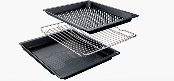 Bosch HBG578ES3, horno pirolítico, 60x60cm, AirFry, 3D Hotair, serie 6, inox, clase A+