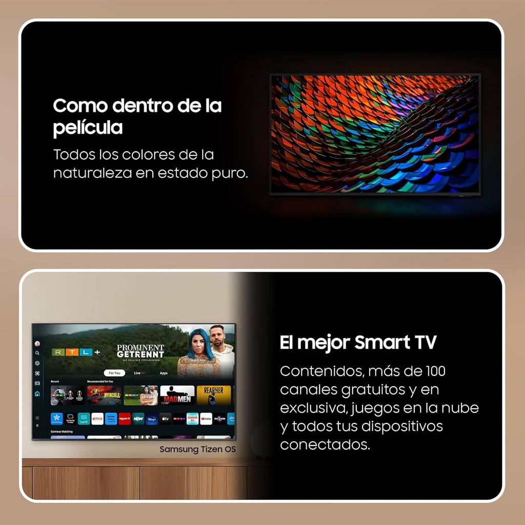 Samsung TU65DU7105, Crystal UHD 65", 4K Tizen OS, Smart TV
