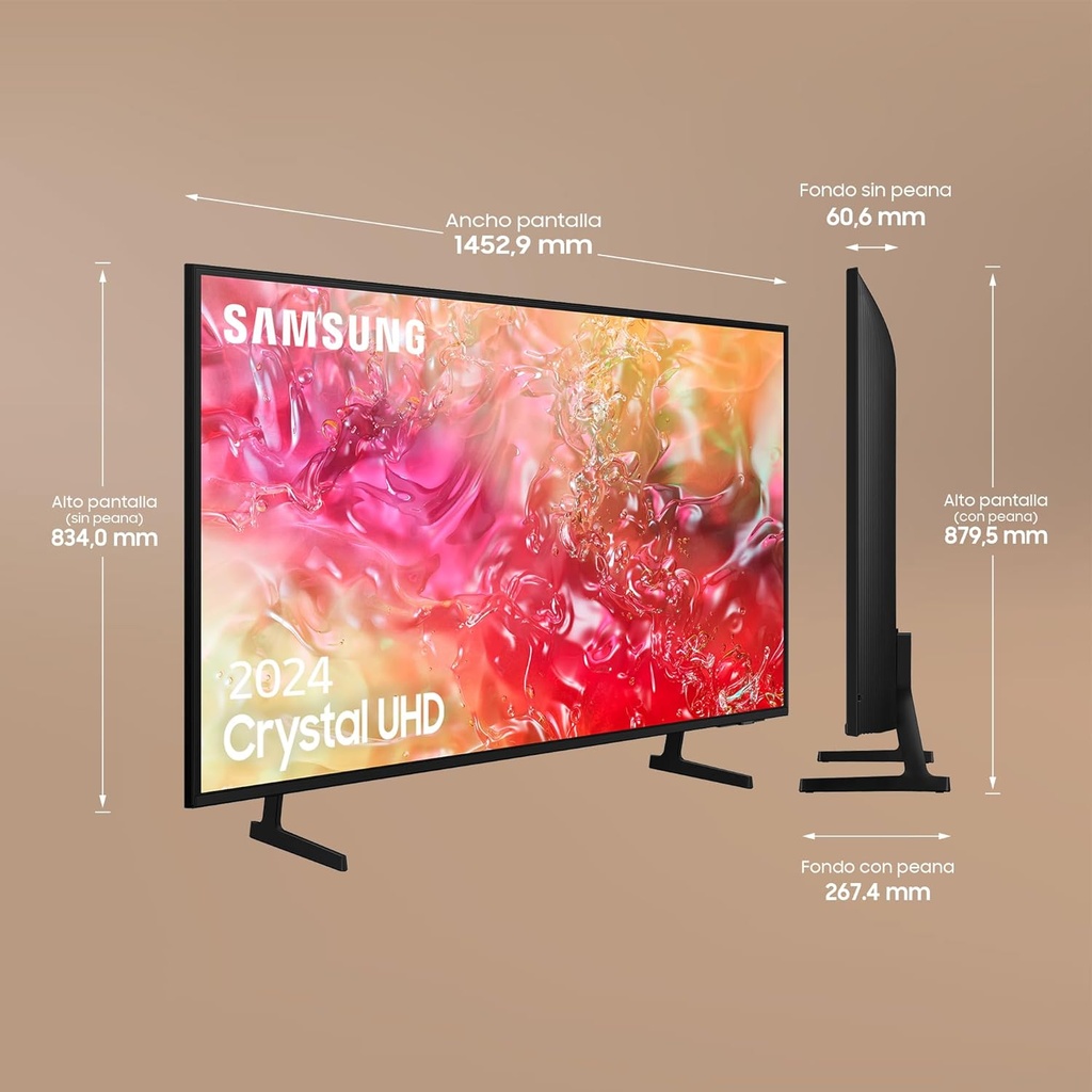 Samsung TU65DU7105, Crystal UHD 65", 4K Tizen OS, Smart TV