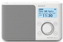 Sony XDR-S61D, radio digital DAB/FM con 5 presintonías digitales, blanca