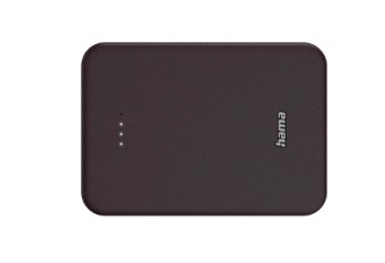 Hama 00201712, Batería Externa,10.000 mAh , carga rápida, USB A, 2 USB C, Morado burdeos