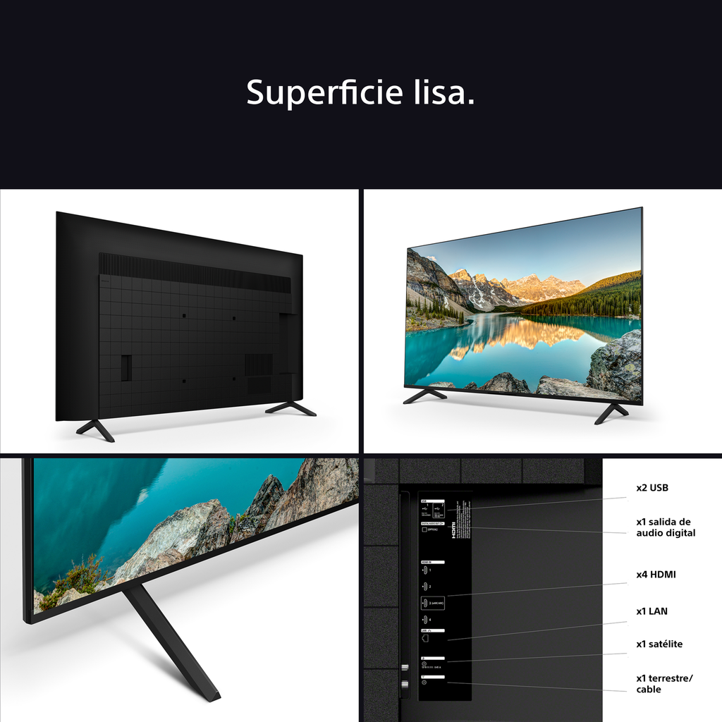 Sony K50S3, Bravia 3, LED, 50", 4K Ultra HD, Triluminos, Google TV