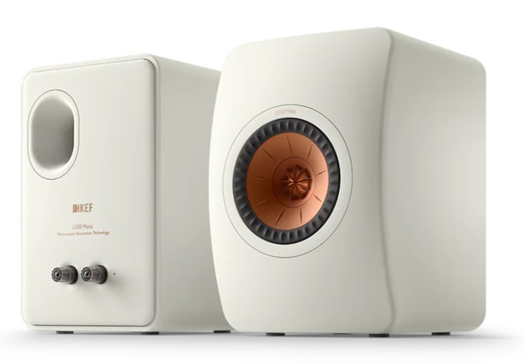 KEF LS-50 Meta, Altavoz de estantería, 150W, Bass réflex bidireccional, 12ª generación,  hasta 106 dB