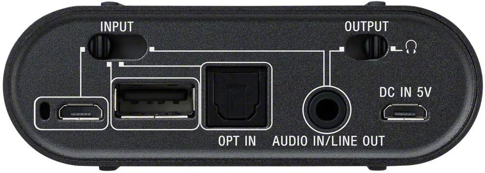Sony PHA3, amplificador para auriculares portátil, Hi-Res DAC/auriculares, negro