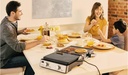Braun CG7020, multigrill 7, 2000W, bandeja recogegrasa, controles de temperatura independientes, inox