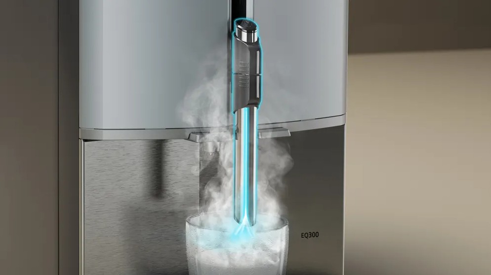 Siemens TF301E09, cafetera superautomática, EQ300, negro, depósito de agua extraíble