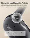 Auriculares conducción aérea, Shokz OpenFit, Tecnología Open-Ear, Graves potentes, Llamadas nítidas, Batería hasta 28h de uso