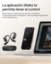 Auriculares conducción aérea, Shokz OpenFit, Tecnología Open-Ear, Graves potentes, Llamadas nítidas, Batería hasta 28h de uso