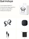 Auriculares conducción aérea, Shokz OpenFit, Tecnología Open-Ear, Graves potentes, Llamadas nítidas, Batería hasta 28h de uso
