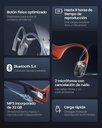 Auriculares Conducción Ósea, Shokz OpenSwim Pro, Bluetooh + Almacenamiento interno 32Gb, Especifico para nadar, Diseño Open-Ear, Llamadas nítidas, Hasta 9 horas de batería