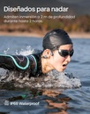 Auriculares Conducción Ósea, Shokz OpenSwim Pro, Bluetooh + Almacenamiento interno 32Gb, Especifico para nadar, Diseño Open-Ear, Llamadas nítidas, Hasta 9 horas de batería