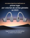 Auriculares Conducción Ósea, Shokz OpenSwim Pro, Bluetooh + Almacenamiento interno 32Gb, Especifico para nadar, Diseño Open-Ear, Llamadas nítidas, Hasta 9 horas de batería